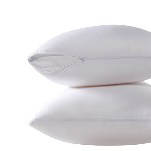 Kingnex 4 Pack Waterproof Feather Proof Pillow Protectors King Size