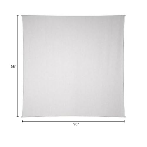 Sunshine Joy Plain White Tapestry 100% Cotton 58x90 Inches
