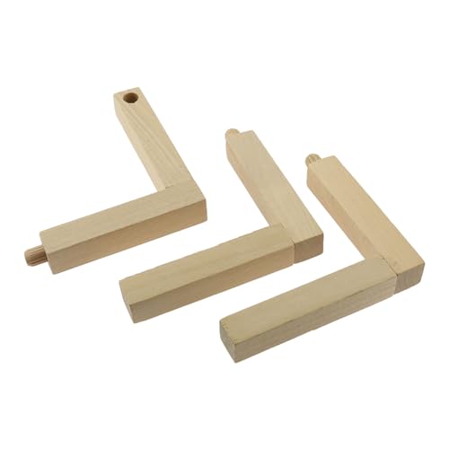 3PCS Moon Lamp Wooden Stand Suitable for Jewellery/Craft Display Rack and Processing Bracket
