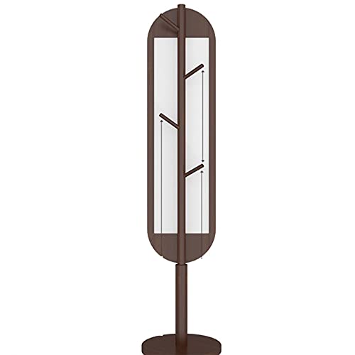 Mirror Full-Length Mirror Coat Hanger One-Piece Vertical Rotating Home Bedroom Fitting Floor Mirror Ins Wind Brass