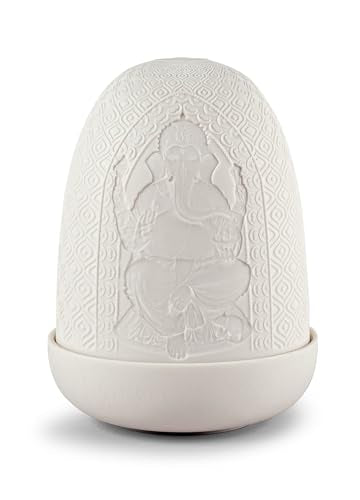 Lladró Lord Ganesha & Goddess Lakshmi Dome Lamp #24227