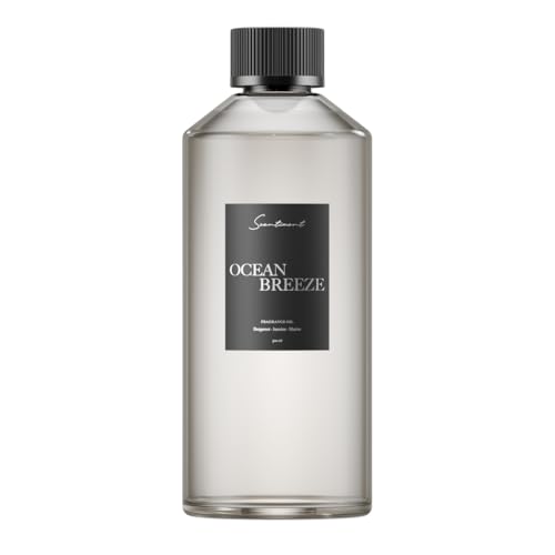 Scentiment Ocean Breeze Diffuser Oil - Premium Hotel Scent with Notes of Bergamot, Lemon, Jasmine with Marine & Amber Home Scent, Hotel Fragrance Oil Diffuser Refill - 16.91 fl oz (500 mL)
