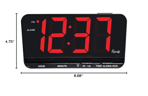 Jumbo Display Digital Alarm Clock with 3-inch LED