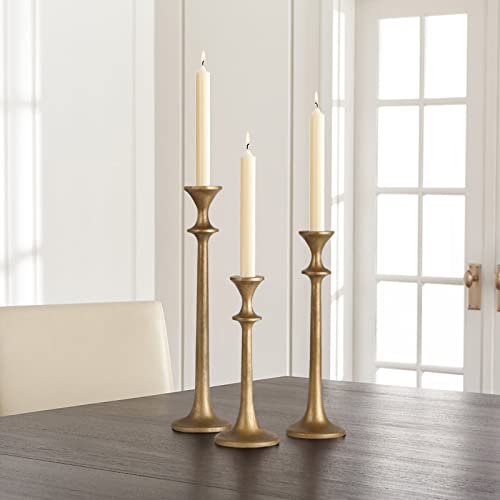 Iron Taper Candle Holder - Set of 3 Decorative Candle Stand