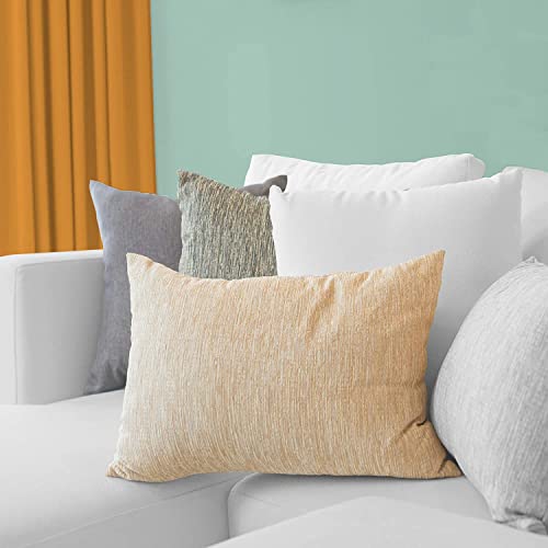 Acanva Throw Pillow Insert, Premium Stuffer Inserts Decorative Rectangle Premium Sham Forms Cushion for Sofa Couch Chair,16x26 Inch (Pack of 1), White