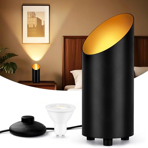 Uplighting Indoor, 7W Floor Can Lights with 2700K LED GU10 Bulbs, IP44 Waterproof Uplights Spotlight for Dark