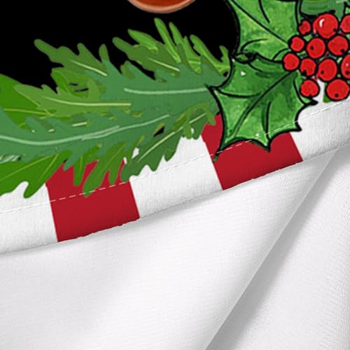 Gingerbread Tree Skirt, Christmas Tree Skirt Red Xmas Tree Skirts Mat 36 in for Indoor Outdoor Holiday Party Merry Christmas Tree Topper Ornaments Decorations