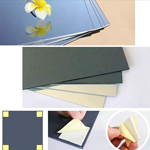 eless Full-Length Mirror | 4 Pieces DIY Stitching | for Bathroom Bedroom Foyer Floor Mirror 11.8in×11.8in