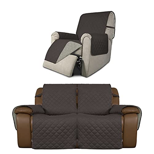 Easy-Going Product Bundles Reversible Recliner Chair Cover,Loveseat Recliner Cover