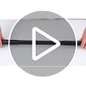 Black Curtain Rod 72-144 Inch, 1" Diameter Curtain Rods for Windows, Heavy Duty Long Drapery Rod with Brackets for Bedroom, Living Room, Kitchen, Patio
