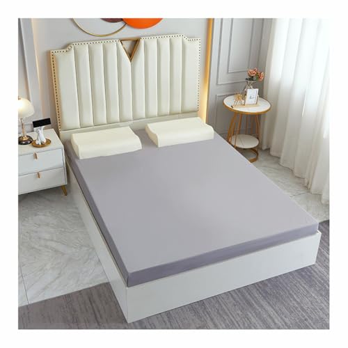 Solid Color Floor Mattress Futon Cover with Zipper, Soft and Comfortable Mattress Cover for Japanese Tatami Dustproof Comfort Sleeping Mat Cover for Bedroom Washable,C,91x191x10cm