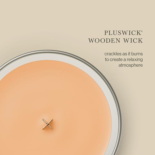 WoodWick Tangerine & Citron Scented Candle, Crackling Wick, 21.5oz