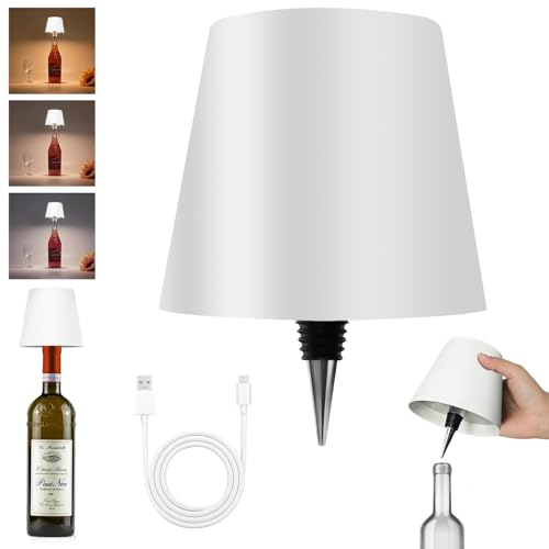 2025 New Wireless Bottle Lamp - LED Bottle Lights for Liquor & Wine Bottles, Cordless Lampshade, Whiskey Bottl