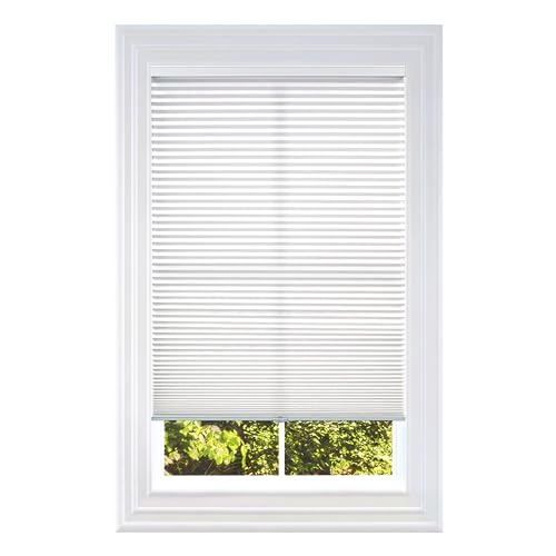 BlindsAvenue Cordless Cellular Honeycomb Shade, Light Filtering Blinds for Indoor Window, Thermal Insulation Shades for Home, Noise Reduction, Color: White, Size: 35" W x 48" H