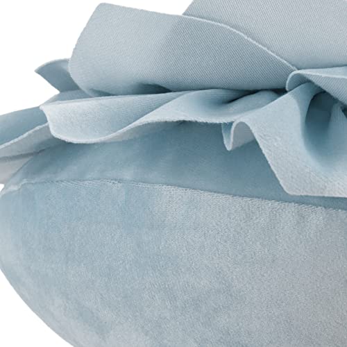 OiseauVoler Decorative Throw Pillow with Insert 14 inch Blue