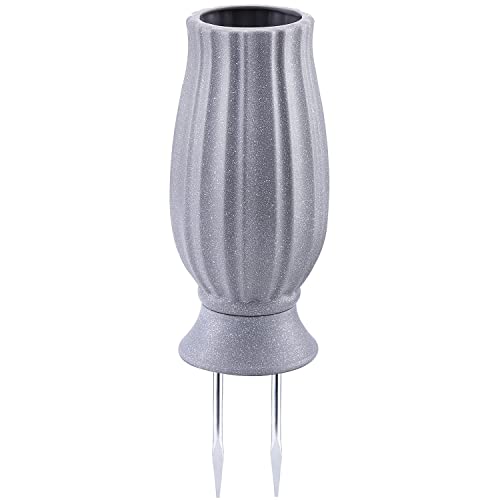 Cemetery Vase with Metal Spike for Artificial Flower Grave Decorations | Cemetery vases for grave,Flower holder for cemetery,Cemetery decorations for grave