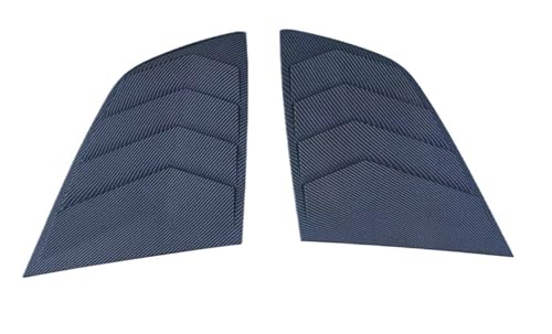 Compatible with Chery Tiggo 8 Pro Max Tiggo 8 2021 2022 2023 2024 Exterior Rear Window Triangular Louver Decorative Frame(Carbon Fiber Look)