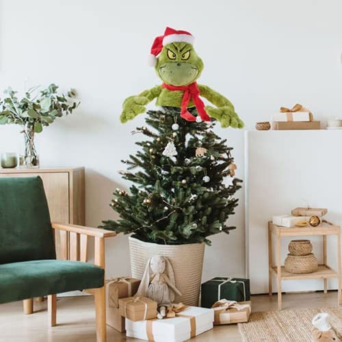 Dr Seuss The Grinch Christmas Tree Hugger Plush Tree Topper