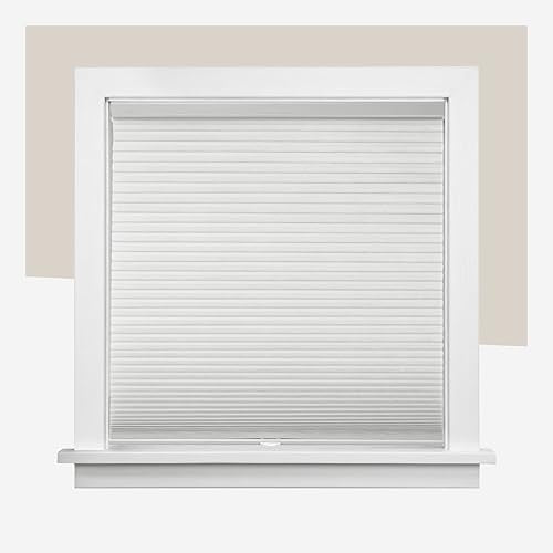 CHICOLOGY Cellular Shades – Cordless Honeycomb Blinds, Blackout or Light Filtering Window Shades for Home, Bedroom, Living Room, Kitchen, Office & Door Windows – Evening Mist, 46" W x 48" H