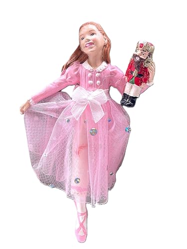 Kurt Adler Pink Clara Resin, Christmas Ornament
