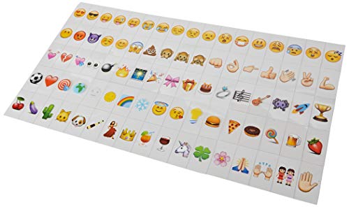 Mopec Emojis Set for Light Box, 85 Units, PVC, Multi-Colour, One Size