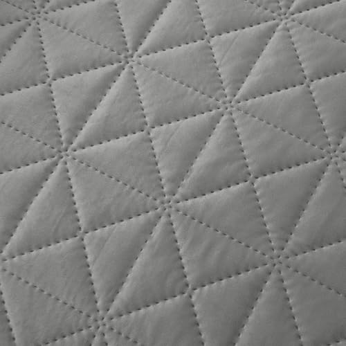 Ameritex Sofa Cover Waterproof for Seats Couch Cover for Dogs Pet Couch Cover Velvet for Chair Loveseat Sofa Machine Washable (Light Grey, 30x100 Inch)
