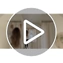 Umbra Cappa Curtain Rod, Includes 2 Matching Finials, Brackets & Hardware, 66 to 120-Inches, Gold