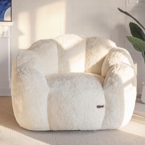 MAXYOYO Bean Bag Chair for Adults, Floral Shaped Bean Bag Sofa