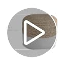 Signature Design by Ashley Sweed Valley Jute & Cotton Pouf, 19 x 19 Inches, Beige & White