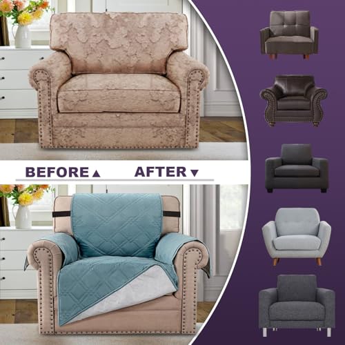 Sofa Futon-Slipcovers, Non Slip Sofa Slipcovers Washable Sofa Protector with Elastic(NavyBlue,4 Seater)