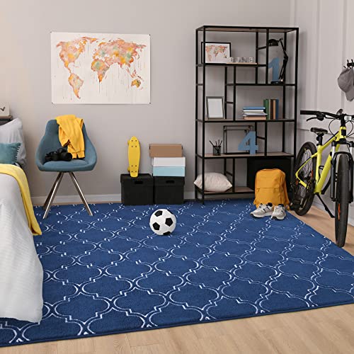 4x6 Shag Geometric Modern Area Rug for Bedroom Living Room