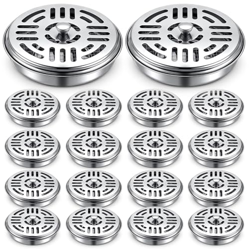 MorningRo 18 Pack Portable Mosquito Incense Coil Holders Mosquito Incense Box Sandalwood Holder with Handle for Home Outdoor Office Camping