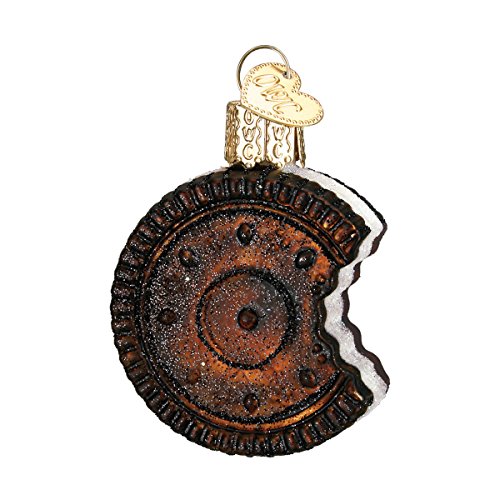 Old World Christmas Sandwich Cookie Glass Blown Ornament for Christmas Tree, Handcrafted Holiday Decoration, Classic Dessert Collection