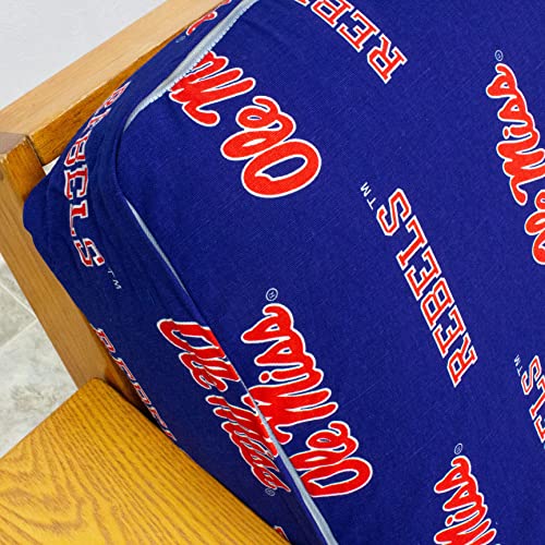 NCAA Futon Slipcover NCAA Team: Mississippi