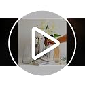 Aoderun Glass Vase for Flowers Modern Vases Home Decor Unique Flower Vase for Bouquet 8.7" Centerpiece Vase Decor Room,Bedroom,Living Room,Library,Office,Table,Entryway,Modern Farmhouse(Clear)