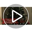Mr. Christmas Animated African American Santa's Sleigh Christmas Tree Topper- with Merry Banner Christmas Decoration, Illuminated LED Star, Velcro Straps to Easily Attach, 21.75 Inch, Multi