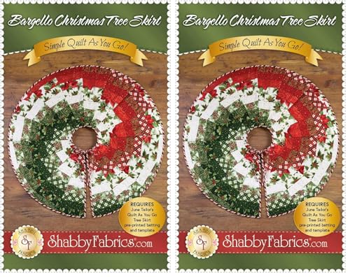 Shabby Fabrics Bargello Christmas Tree Skirt Pattern Large (Pack of 2)