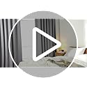 Joydeco Blackout Curtains for Bedroom, Linen Black Out Curtains 84 Inch Long, Light Blocking Drapes 2 Panels Set with Grommet for Living Room Window, Thermal Insulated Room Darkening Privacy Drapes