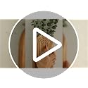 2 Pack Wooden Wall Vase Set, Boho Hanging Planter for Indoor Plants & Flowers, Wood Wall-Mounted Planters for Living Room, Modern Farmhouse Entryway or Bathroom, Rustic Art for Home (Brown)