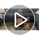 HYSEAS Decorative Round Throw Pillow, 3D Digital Print Comfortable Funny Cute Wood Log Pillow Cylinder Floor Cushion for Home, Couch, Sofa, Bedroom, Living Room Decor, Trunk
