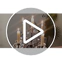 20.3'' Tall 5 Arm Silver Metal Candelabra Centerpiece for Table, Retro Table Centerpieces for Party, Events, Home, Wedding Decor (4)