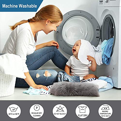 YOPOIY Stretch Sofa Bed Slipcover Protector Rich Textured Small Checks Jacquard Fabric Futon Cover Easily Removable and Machine Washable -Silver grey-190—230cm