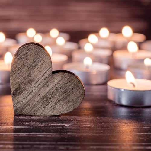 Leor & Lair Tea Lights Candles - 25 Pack - 4 Hour Long Burn Tealight Candles - Small Tea Candle for Home Decoration, Spa, Wedding, Holiday Dinner Table