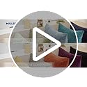 MIULEE Pack of 2 Couch Throw Pillow Covers 18x18 Inch Soft Dark Gray Chenille Pillow Covers for Sofa Living Room Solid Dyed Pillow Cases