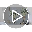 Faux Flowers with Vase,Artificial Silk Roses in Vase, Fake Plant Eucalyptus Flower Arrangement for Home Office Farmhouse Bathroom Dining Table Centerpiece Decorations Coffee Table Decor (White)
