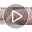 MANDIOO Pack of 2 Light Blue Super Soft Plush Fluffy Decorative Throw Pillow Covers 18x18 inch Faux Fur Wool Velvet Cushion Covers Pillow Cases Couch Sofa Bed Living Room