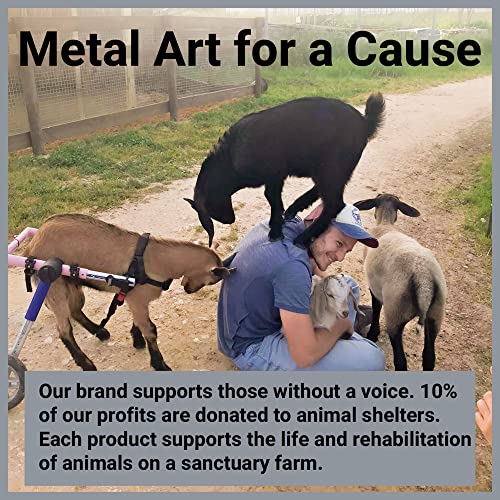 Matani Metal Dog Wall Decor | Minimalist Room & Living Room Wall Decor (Sleeping Labrador)