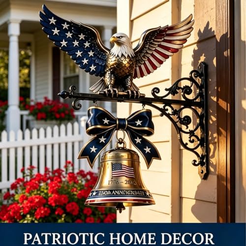 Spirit of Liberty Eagle Bell, 250th Anniversary Eagle Wall Bell (B)