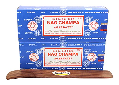 Govinda Bangalore (BNG) Nag Champa Argarbatti 500 Grams with Incense Holder