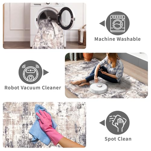 3x6 Runner Rug Non Slip Washable Hallway Runners Urban Ruins